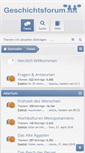 Mobile Screenshot of geschichtsforum.de