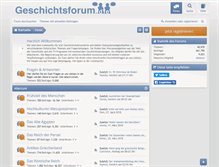Tablet Screenshot of geschichtsforum.de